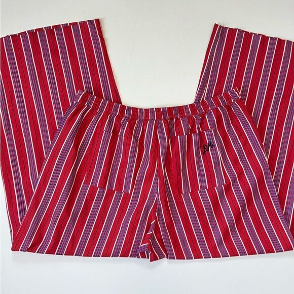 Damson Madder NWT Striped Linen Cotton Set 16 - Picture 9 of 15